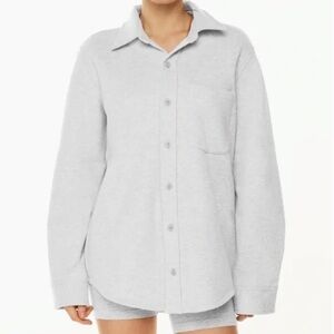 Aritzia Tna CozyAF Fleece Mega Shirt Jacket size 1
